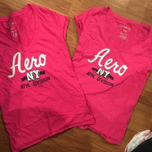 TWO Aeropostale Tees